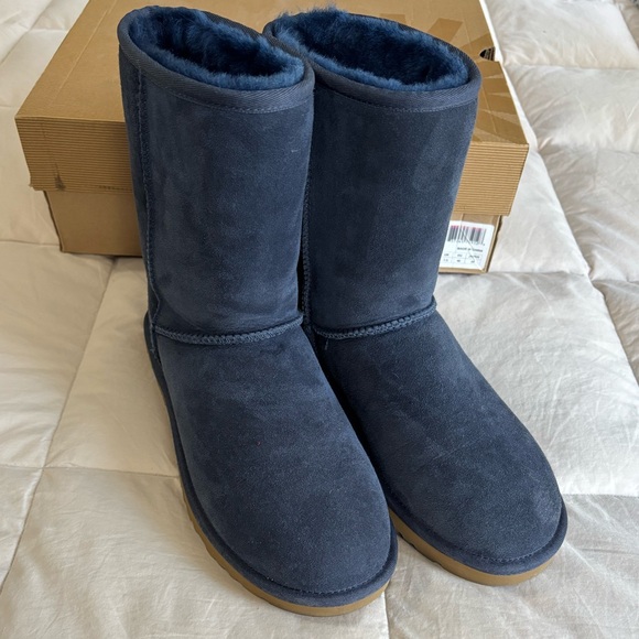UGG Shoes - New Classic Short Navy Ugg Boots
